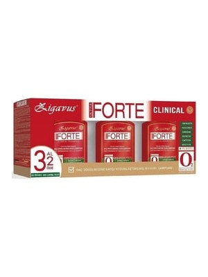 Montreal Zigavus Forte Ultra Clinical Kuru & Normal Saçlar 300 ml 3 Al 2 Öde ( 1 Adet )