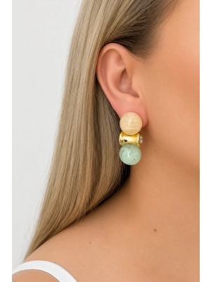 Nuva Atelier Thalina Mint Küpe