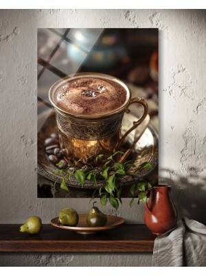 Baskı Perisi Yiyecek ve Içecek Cam Tablo 121