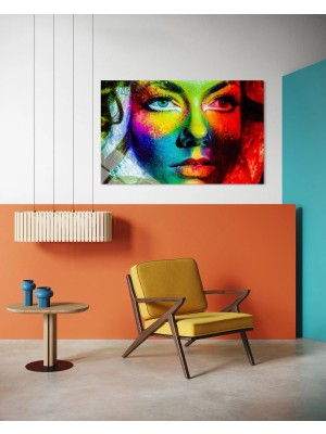 Baskı Perisi Modern Sanat Cam Tablo 642