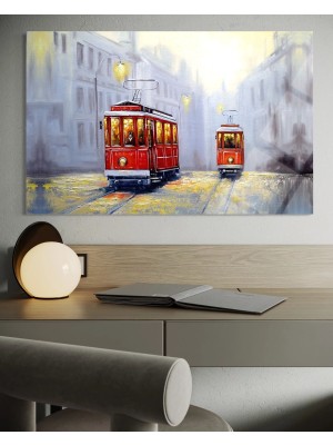 Baskı Perisi Modern Sanat Cam Tablo 621