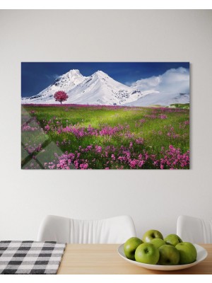 Baskı Perisi Manzara Cam Tablo 277