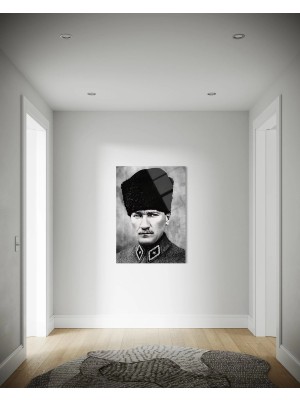 Baskı Perisi Atatürk Cam Tablo 121