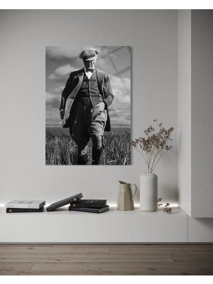Baskı Perisi Atatürk Cam Tablo 119