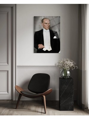 Baskı Perisi Atatürk Cam Tablo 117