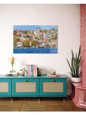 Baskı Perisi Balat Semti (Istanbul) Cam Tablo (128)