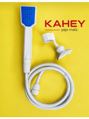 Kahey Duş Başlığı Elektrikli Şofben Duş Başlığı (Takım Halinde)