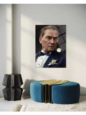 Baskı Perisi Atatürk  Cam Tablo 107