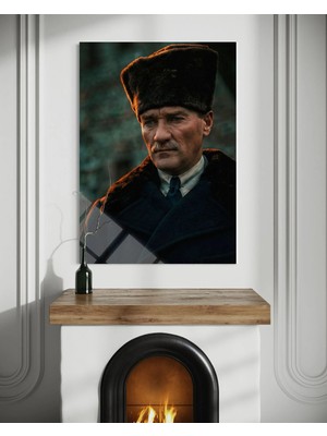 Baskı Perisi Atatürk Cam Tablo 205
