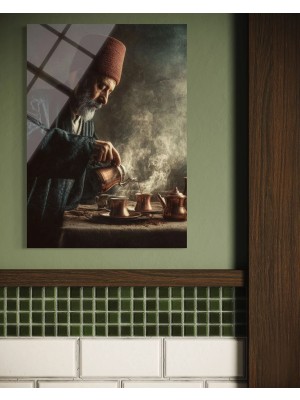 Baskı Perisi Yiyecek ve Içecek Cam Tablo 113
