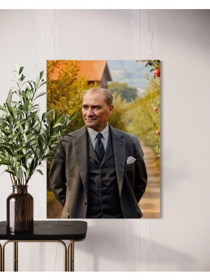 Baskı Perisi Atatürk Cam Tablo 126