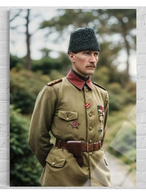 Baskı Perisi Atatürk Cam Tablo 155