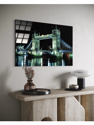 Baskı Perisi Tower Bridge (Londra) Cam Tablo (100)