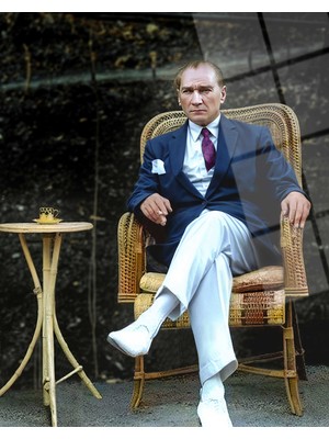 Baskı Perisi Atatürk Cam Tablo 159