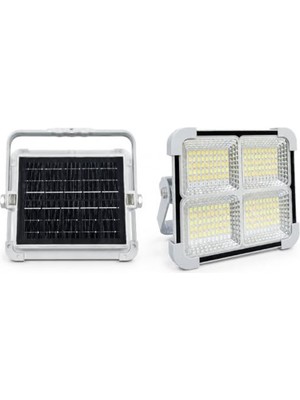 Esranın Dünyası 200W Solar LED Projektör, 3 Renk Işık Modu ile Kamp Lambası