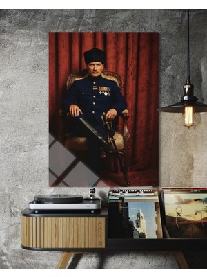 Baskı Perisi Atatürk Cam Tablo 204