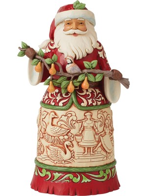 Belirtilmemiş Enesco Jim Shore Twelve Days Santa Worldwide Ev Heykelcik