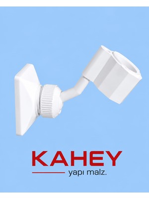 Kahey Elektrikli Şofben Duş Başlığı Tutucu Duş Başlığı Askısı Duş Başlığı Tutucu Masfal Oynar Gövdeli