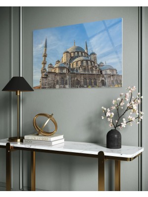 Baskı Perisi Sultan Ahmet Cami 2 (Istanbul) Cam Tablo (106)