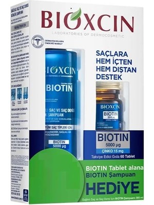 Montreal Bioxcin Biotin 5000 Ug 60 Tablet Şampuan Hediyeli ( 1 Adet )