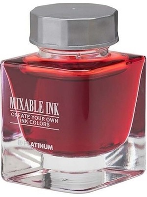 Platinum Dyestuff  Mixable  Bottle Ink 20CC 11 Flame Red