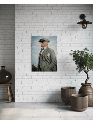 Baskı Perisi Atatürk Cam Tablo 112
