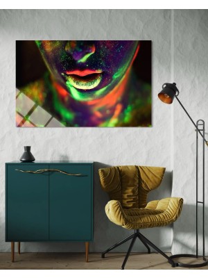 Baskı Perisi Modern Sanat Cam Tablo 645