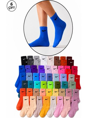 Worthy Socks 6'lı Renkli Kolej Çorap