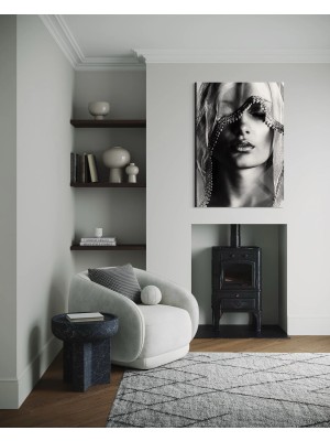 Baskı Perisi Modern Sanat Cam Tablo 665