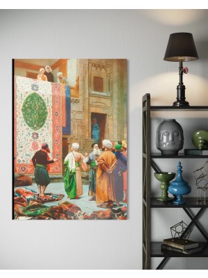 Baskı Perisi Modern Sanat Cam Tablo 653