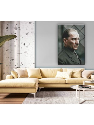 Baskı Perisi Atatürk Cam Tablo 161
