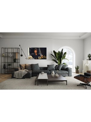 Baskı Perisi Modern Sanat Cam Tablo 640