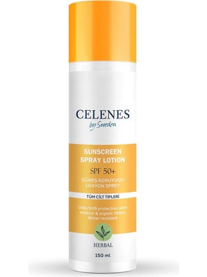 Montreal Celenes By Sweden Güneş Koruyucu Losyon Sprey Spf 50+ 150 ml ( 1 Adet )