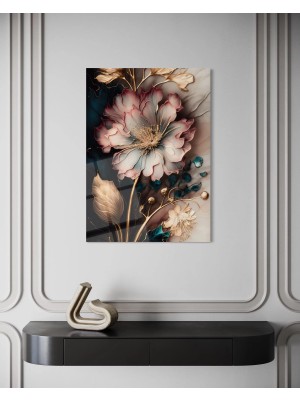 Baskı Perisi Modern Sanat Cam Tablo 610