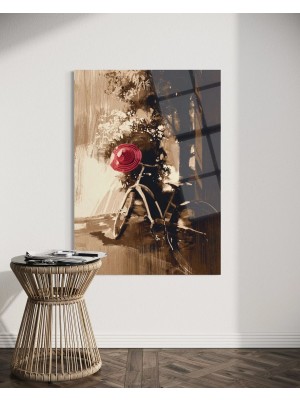 Baskı Perisi Modern Sanat Cam Tablo 609