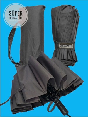 Empressco Süper Ultra Premium Lüks 16 Telli Tam Otomatik Rüzgar Korumalı Rüzgarda Kırılmayan Şemsiye