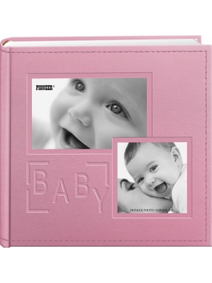 Belirtilmemiş Pioneer Fotoğraf Albümleri 200 Cepli Kabartmalı "bebek Çerçeve Cover Albüm 4 Adet 6 Baskı Için, Pem
