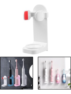 Belirtilmemiş Microcase Yapışkanlı Duvara Monte Şarjlı Diş Fırçası Tutucu STAND-AL4802 (Siyah)