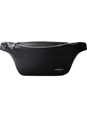 1001 Klein Mono Logo Waıstbag 38 Erkek Çanta, Siyah, Tek Beden