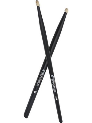 1001 Siyah - Davul - Bateri Bageti Drumsticks 5A Pürüzsüz Yüzey