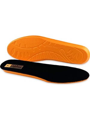 1001 Deer Hyper Boost Technology X30 Soft Comfort Siyah-Turuncu Ergonomik Tabanlık Turuncu Siyah 42-43