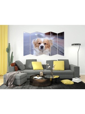 Empressco Sevimli Köpek Mdf Tablo 2651 (Model B) Dekoratif Ev Süsleri