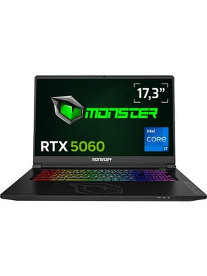 1001 T7 V26.2.14 Intel Core I7 13620H 24GB Ram 1tb SSD 8 GB Rtx 5060 Freedos 17,3" Fhd 144 Hz Oyun Bilgis