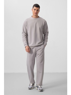 Tommy Life Taş Yüzeyi Dokulu Oversize Erkek Eşofman Takım - 85275