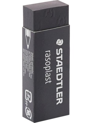 1001 526 B209 Rasoplast Siyah Silgi 65X23X13 mm