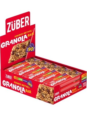 1001 Kırmızı Meyveli Granola Bar 25G x 15 Adet