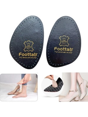 1001 Deri Ayakkabı Numara Küçültme Pedi, Yarım Ön Kaydırmaz Stiletto Ayakkabı Tabanı 1 Çift (Si