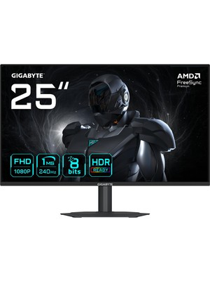 1001 G25F2A 25" Ss IPS Gaming Monitor, Full Hd (1920X1080), 240Hz, 1ms Gtg, Mat Ekran, HDMI & Displayport