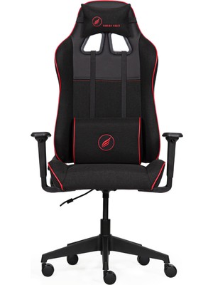 1001 Gaming Chair Fab E3 Siyah Kırmızı Kumaş Oyuncu Koltuğu