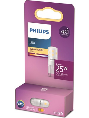 1001 Kapsül 1.9W 220 Lumen 2700K Sarı Işık G9 Duy (25W Eşleniği)